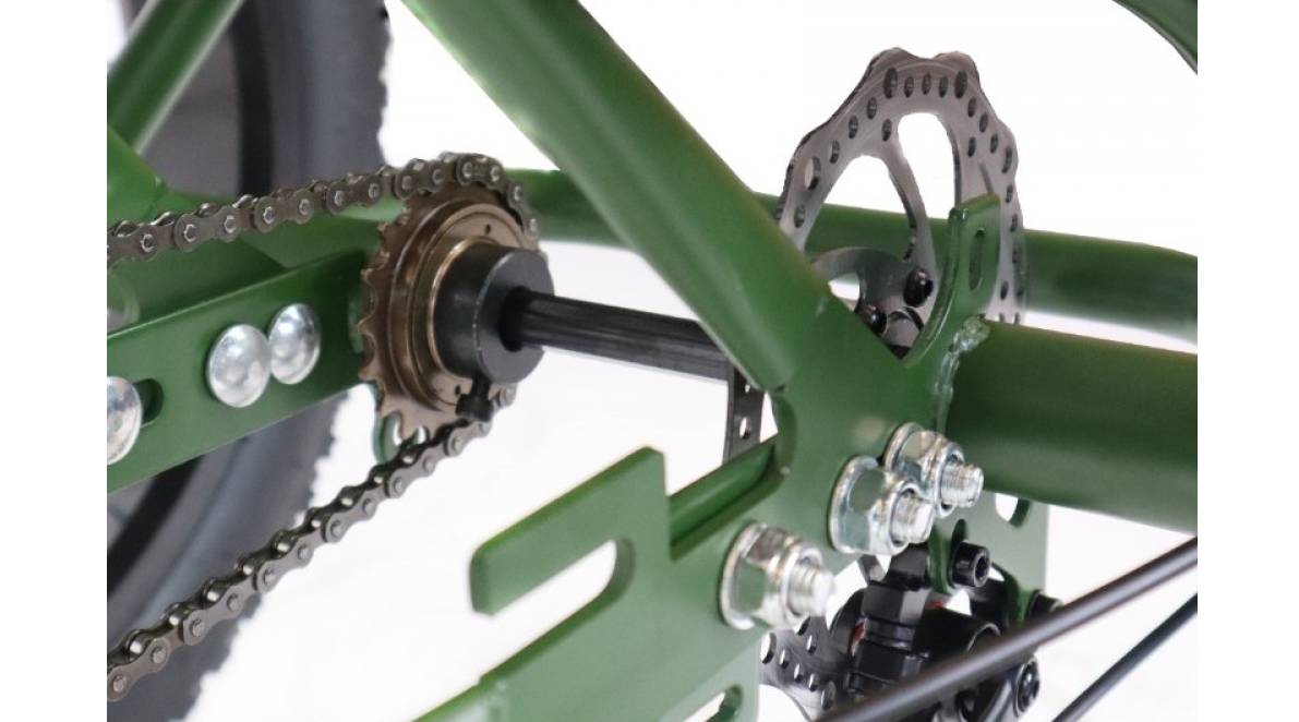 Фотографія Триколісний електровелосипед VELOMOTOR CARGO 500W 48V 15Ah зелений 6