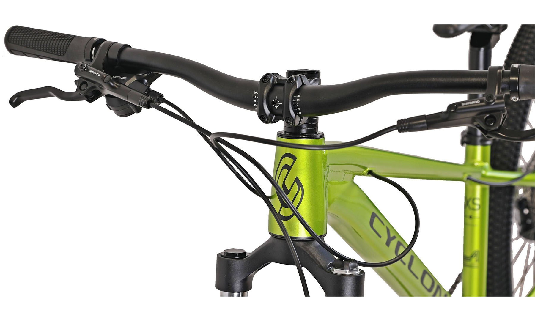 Фотография Велосипед CYCLONE RX 26" размер S 2025 Салатовый (мат) 4