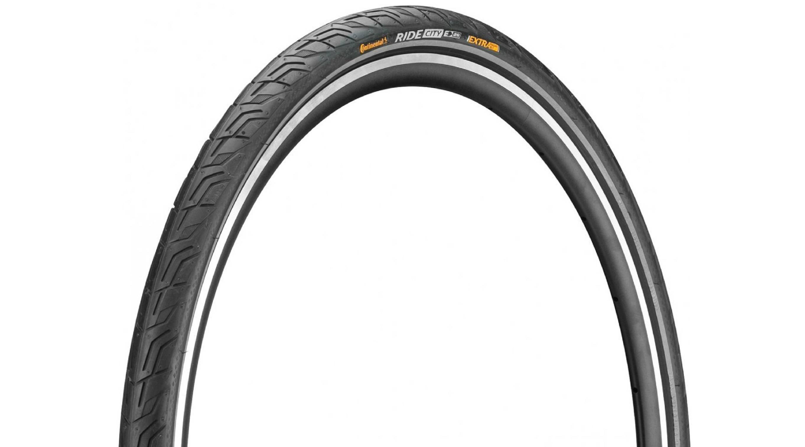 Покришка Continental Ride City 28 x 1.60 | 700 x 42C, світловідбиваюча не складана, Чорно-біла 3