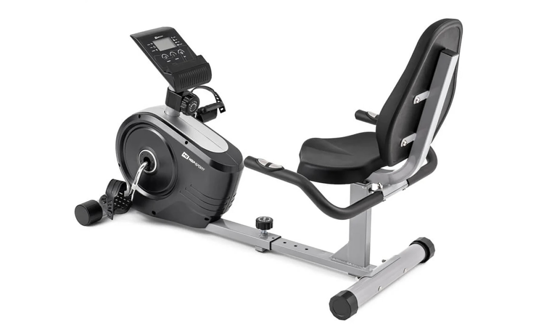 Горизонтальный велотренажер Hop-Sport HS-2050L Beat Серый 4