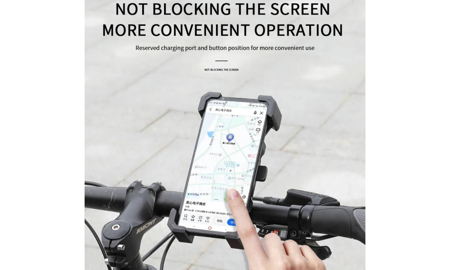 Елотримач смартфона BauTech HW129 для телефону, авто фіксація чорний 2