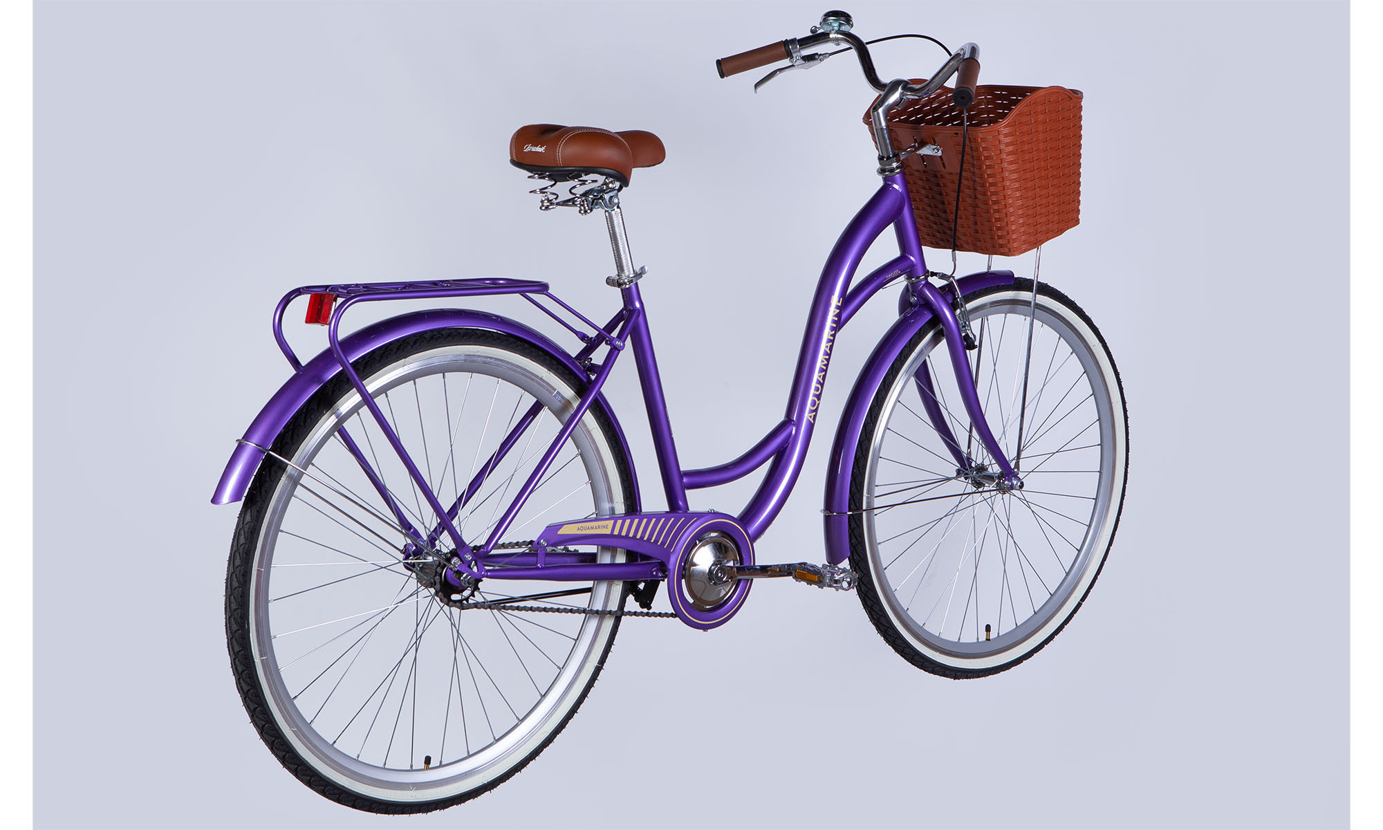Фотография Велосипед Dorozhnik AQUAMARINE BH 26", размер M, рама-17", 2025, фиолетовый  6