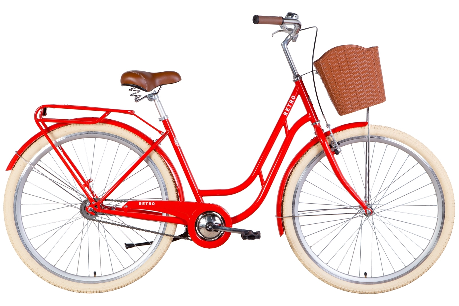 Велосипед Dorozhnik RETRO PH 28" размер L рама 19 2022 Оранжевый