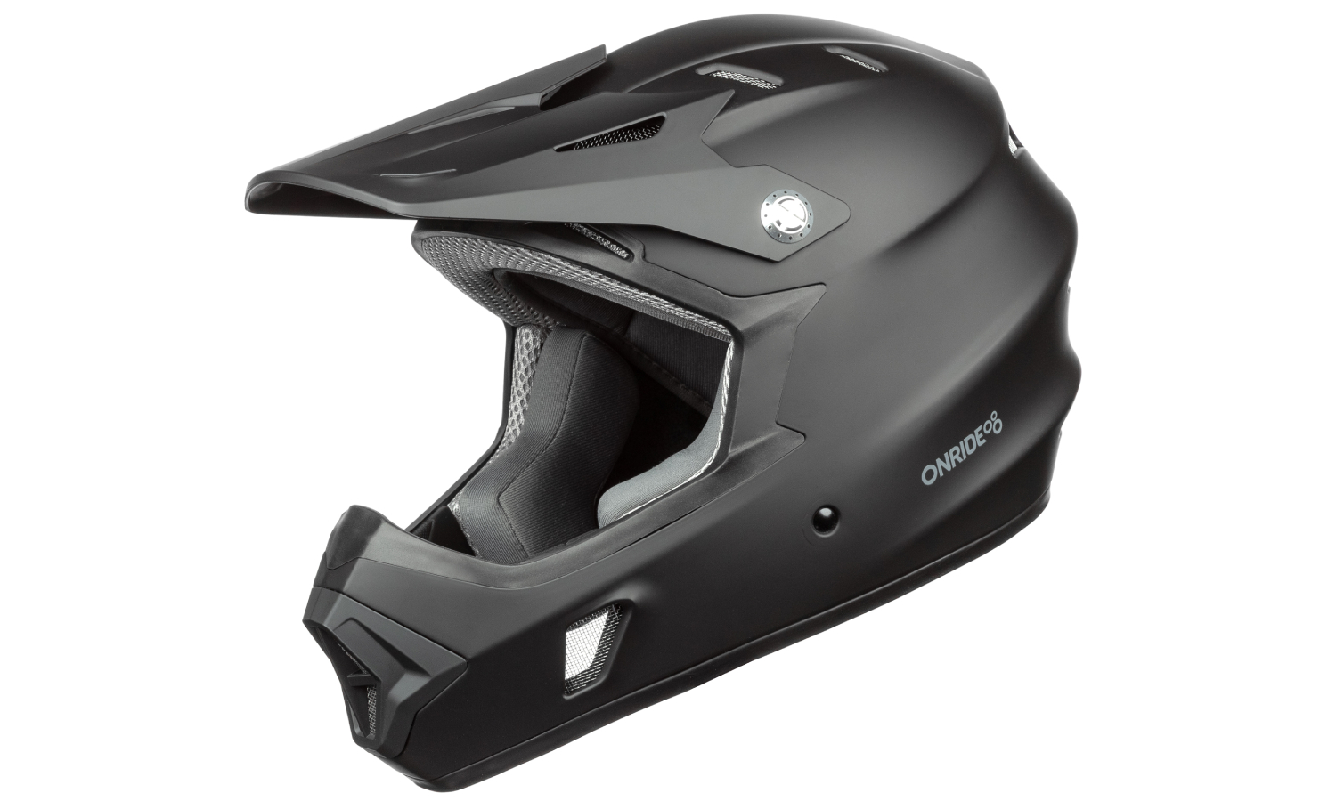 Шлем фулфейс ONRIDE Fast Fullface S (55-56 см) черный 