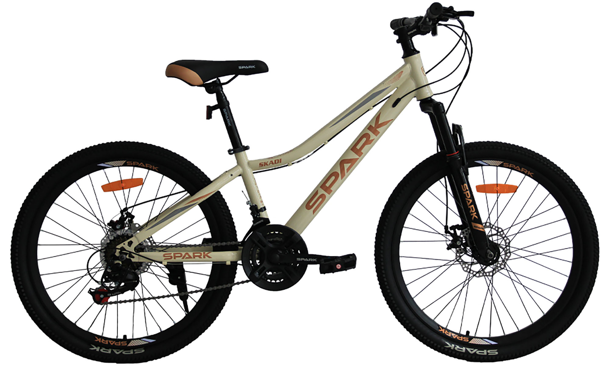 Велосипед SPARK SKADI 24", размер XXS, рама12", год 2025, бежевый 
