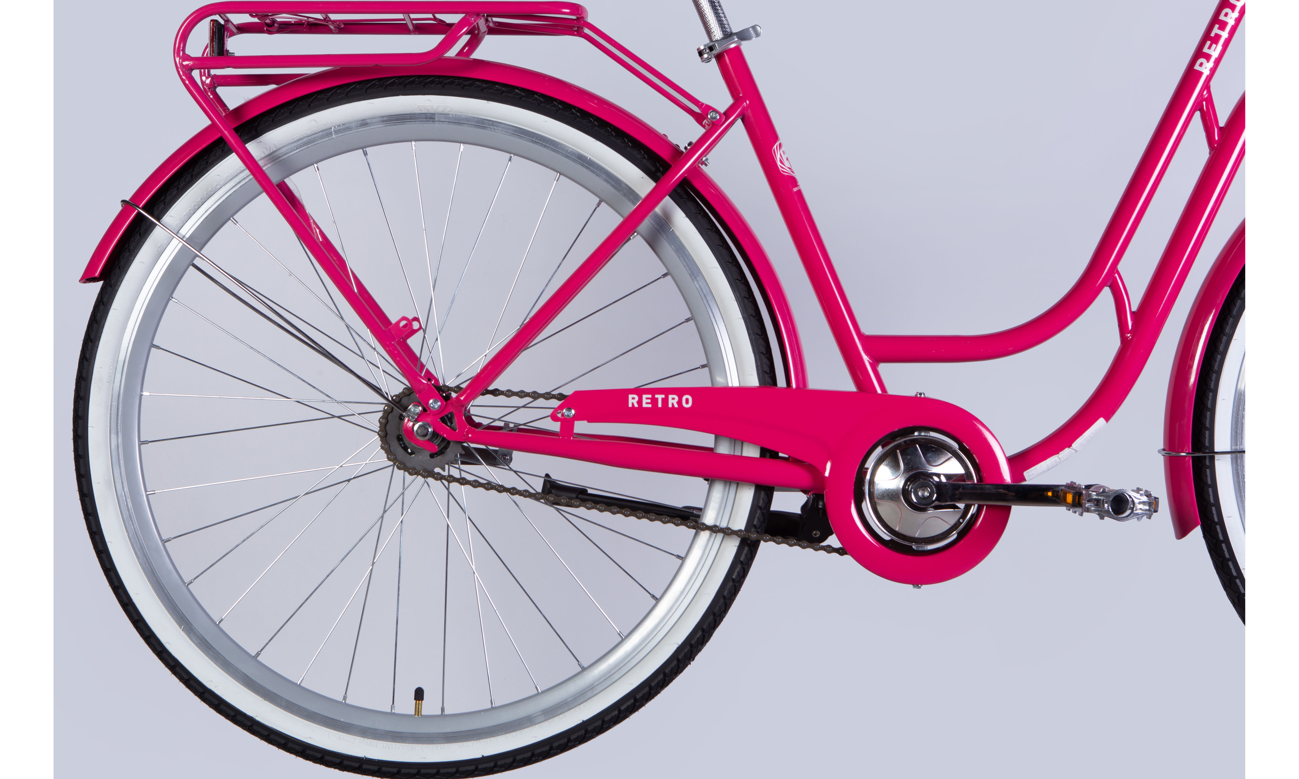 Велосипед Dorozhnik RETRO Velosteel 28", розмір L, рама 19", 2025, рожевий 6