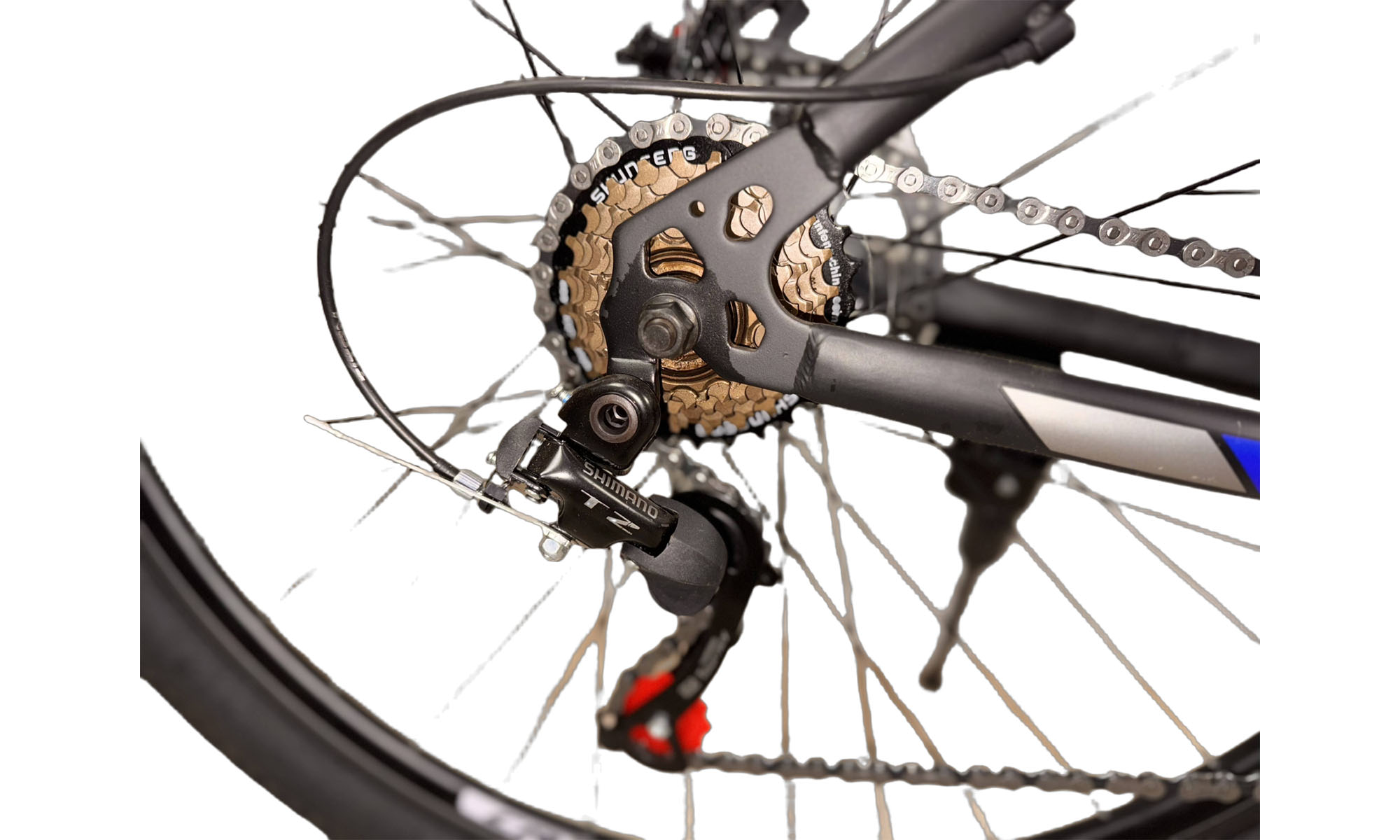 Велосипед CrossBike Storm 27.5", размер M, рама 17", год 2024, Чёрный-Синий 2