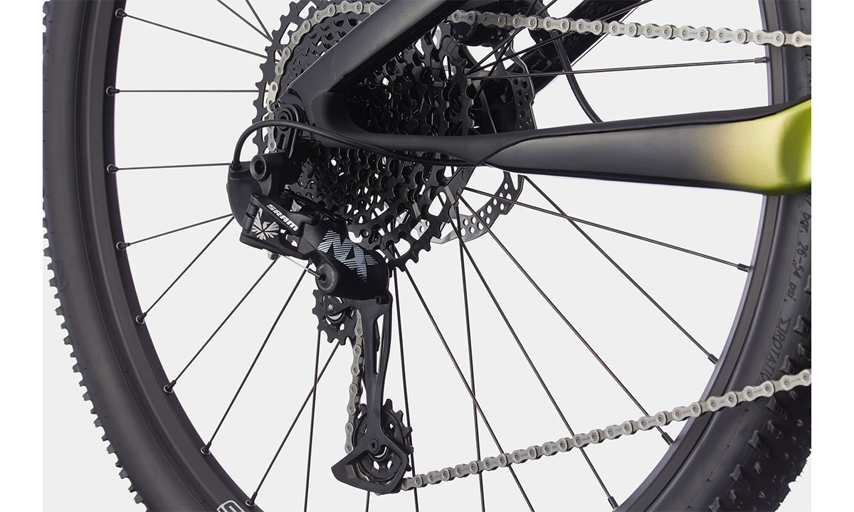 Велосипед Cannondale SCALPEL Carbon 4 29" (2021) 2021 Черно-зеленый 2