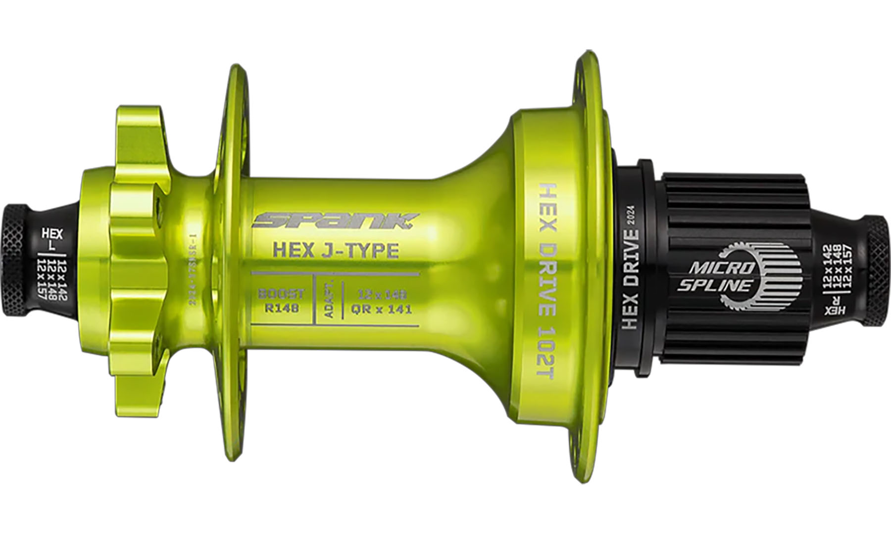 Фотографія Harring Spank Hex J-Type Boost R148 Hg 32h, Green (Green)