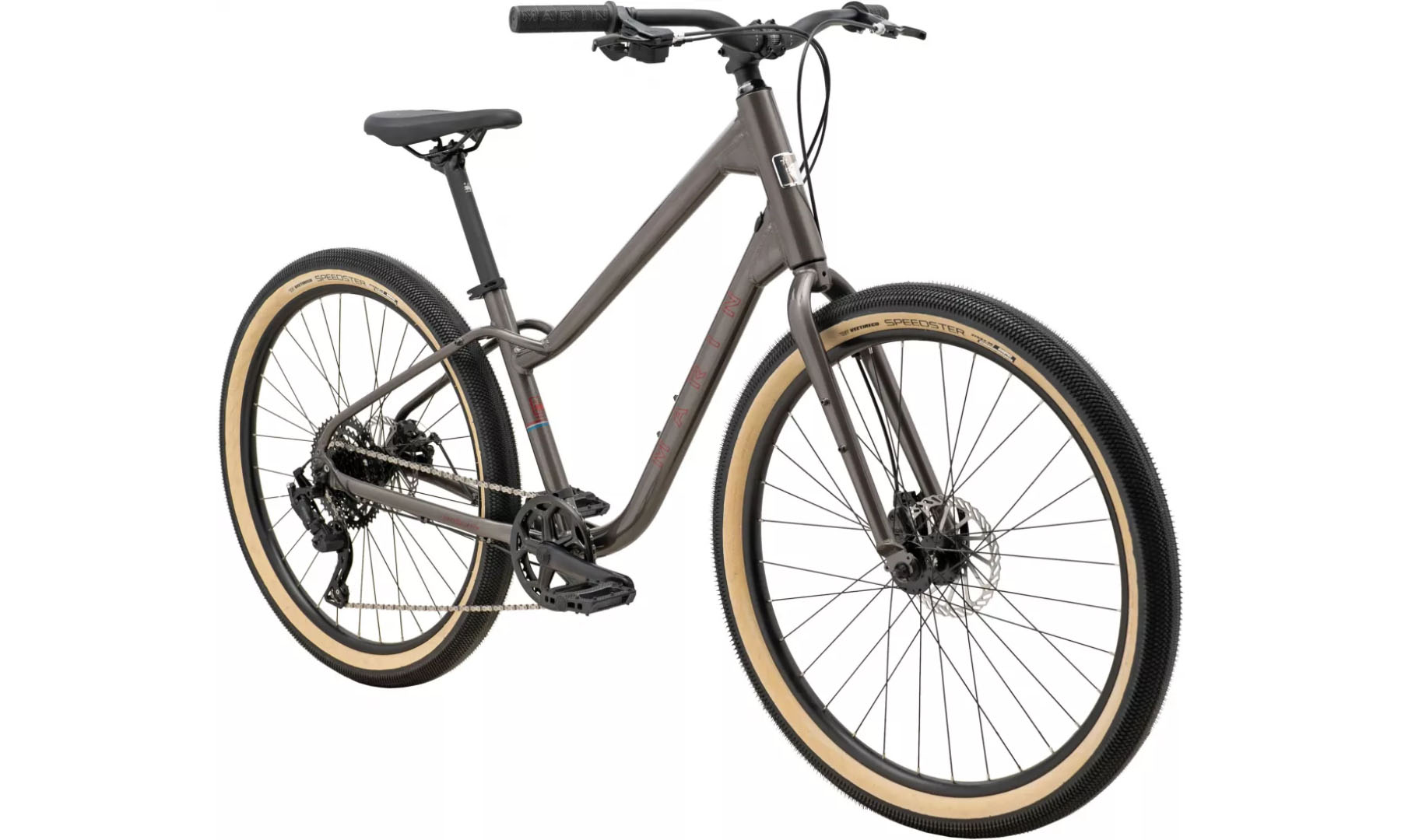 Фотография Велосипед 27,5" Marin Stinson 2 размер рамы L 2024 Gloss Charcoal  3