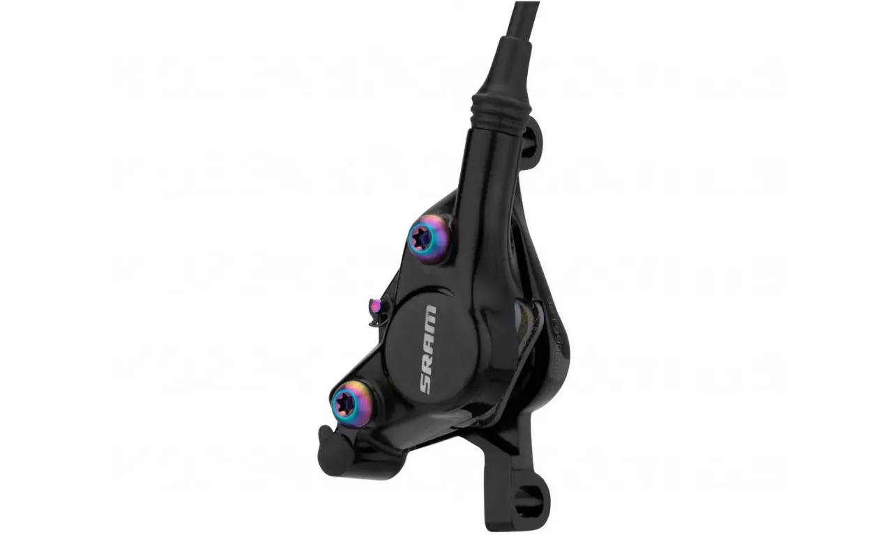 Фотографія Гальмо дискове SRAM Level Ultimate, Carbon Lever Rainbow Black Front 950mm 4