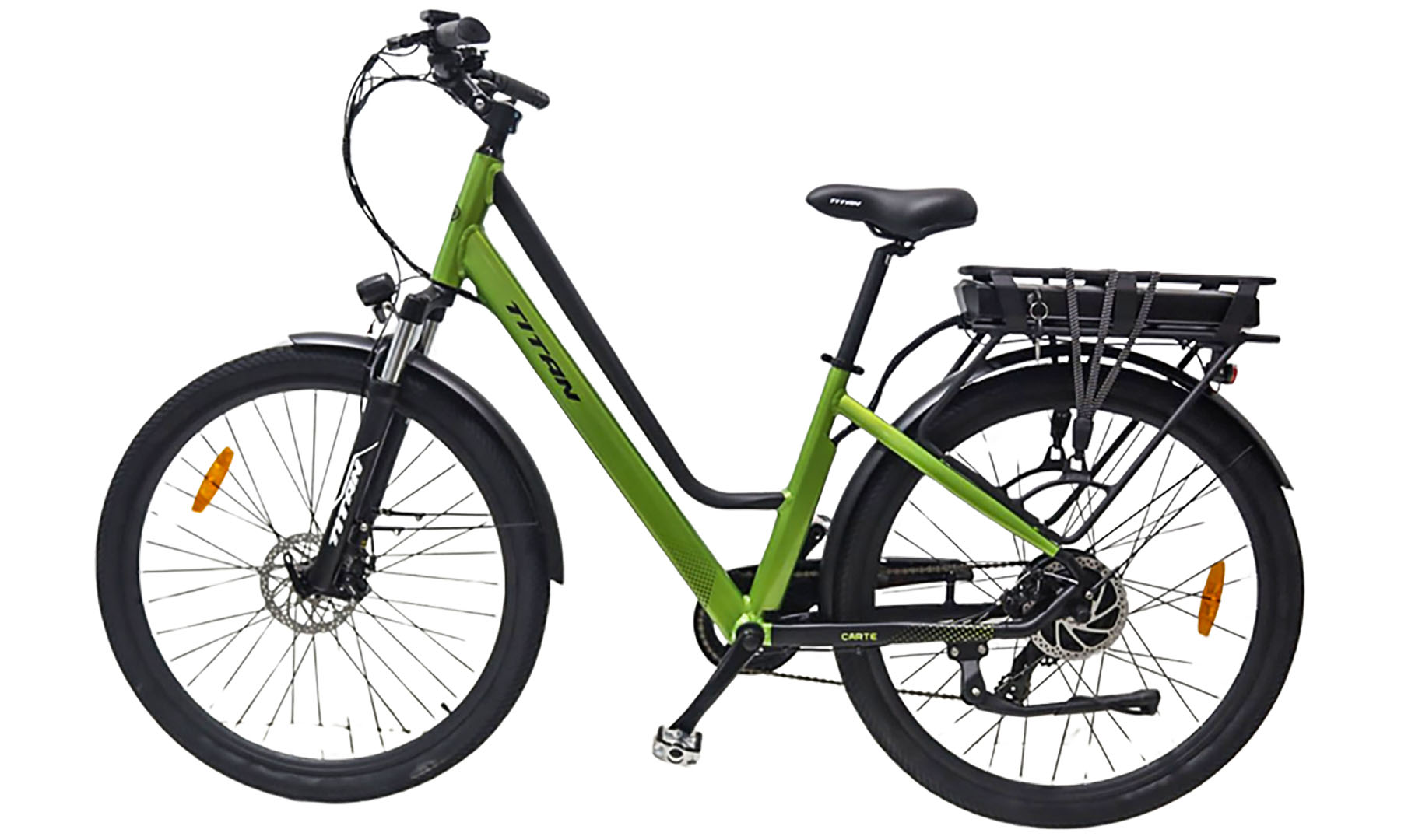 Електровелосипед E-Titan Carte 29" рама M (17") Зелений-Чорний 11