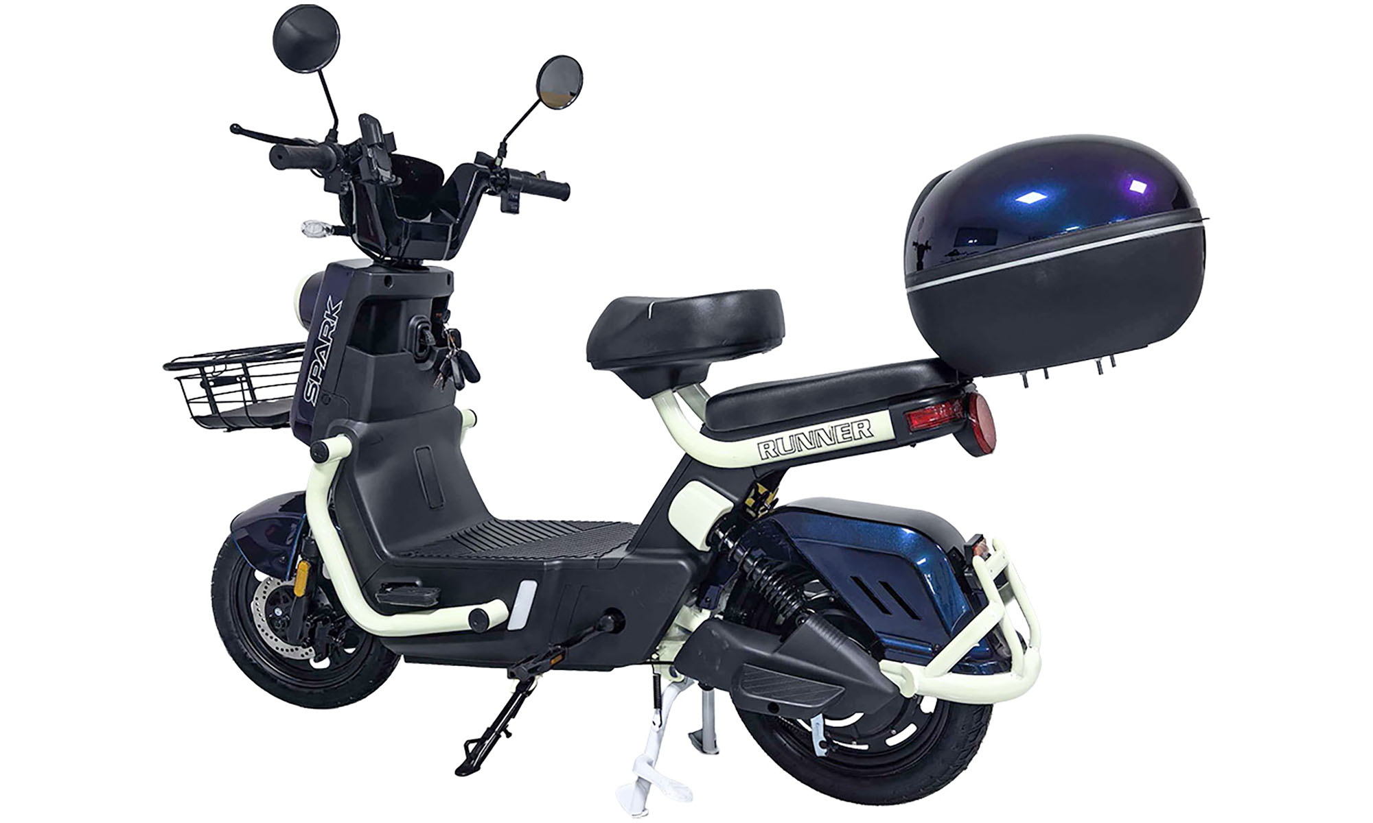 Велосипед с электромотором SPARK RUNNER 12" размер 16", год 2026, 60V/1000W/25Ah, синий 4