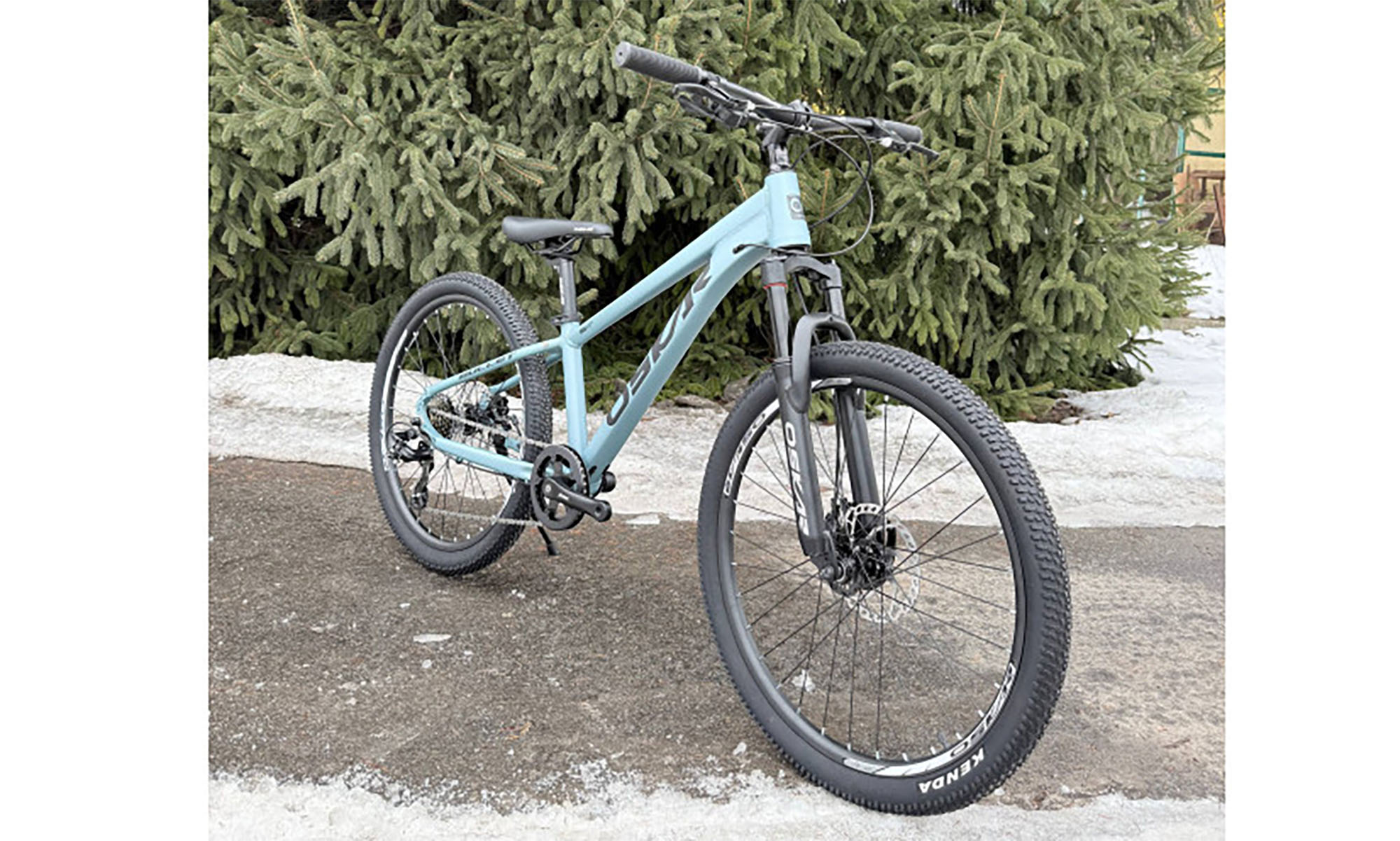 Велосипед Oskar BULLET 26", размер XS, рама 13, рік 2026, сіро-блакитний матовий 2