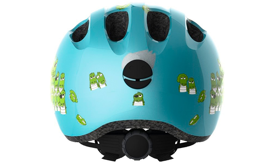 Шлем детский ABUS SMILEY 2.0 Blue Croco, размер S (45-50 см) Голубой 2