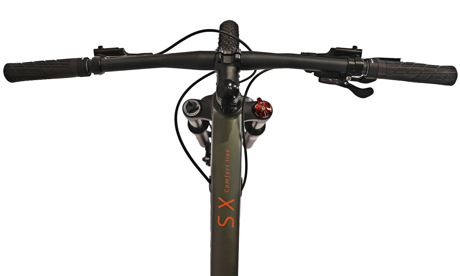 Фотография Велосипед Cyclone SX 29" размер рамы XL 2024 Серо-зеленый (мат) 4