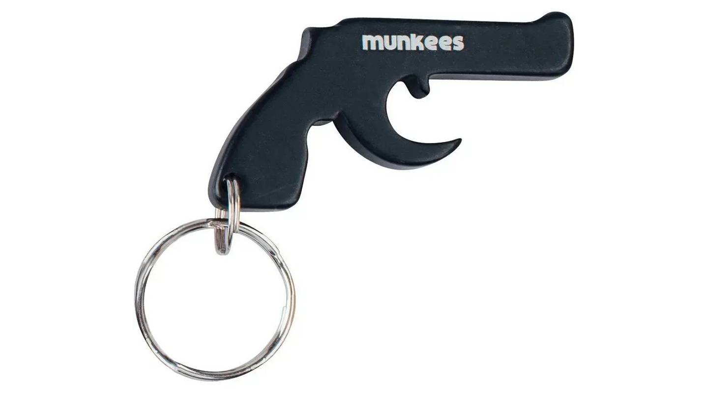 Брелок-відкривашка Munkees 3470 Gun чорний Брелок-відкривашка Munkees 3470 Gun чорний