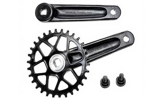 Комплект шатунов Prowheel C10Y-NW, под квадрат, 170 мм, 34T, на 11/10/9 ск, черный Комплект шатунов Prowheel C10Y-NW, под квадрат, 170 мм, 34T, на 11/10/9 ск, черный