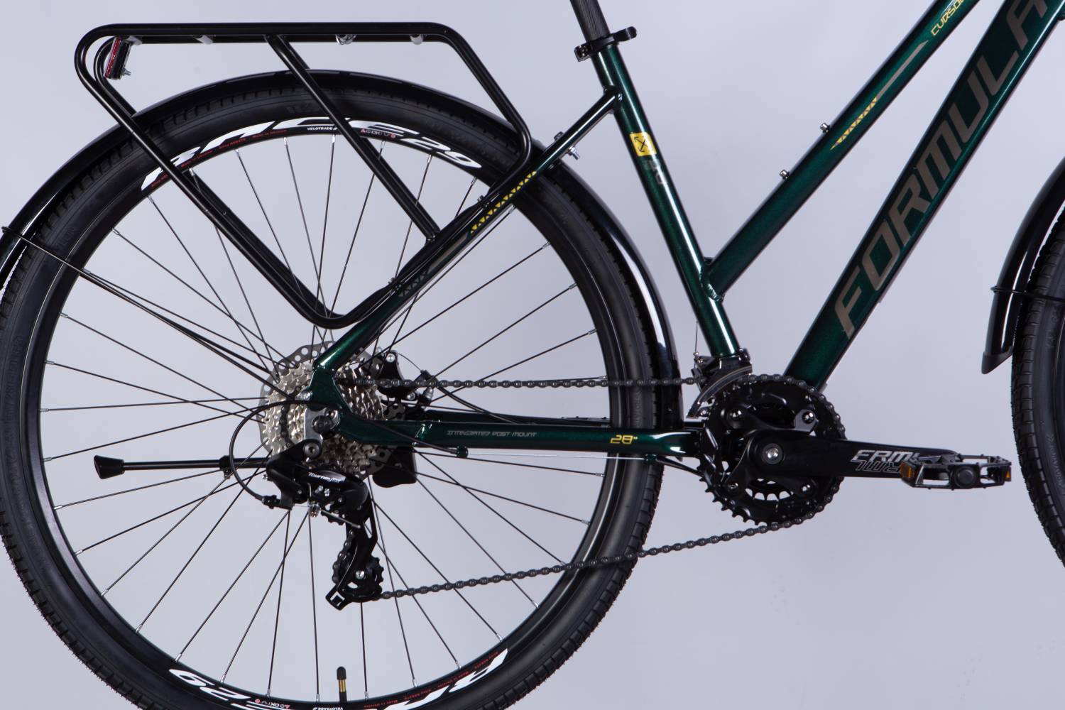 Велосипед Formula CURSOR WOMAN DD 28" розмір М рама 18" 2025 зелений 4