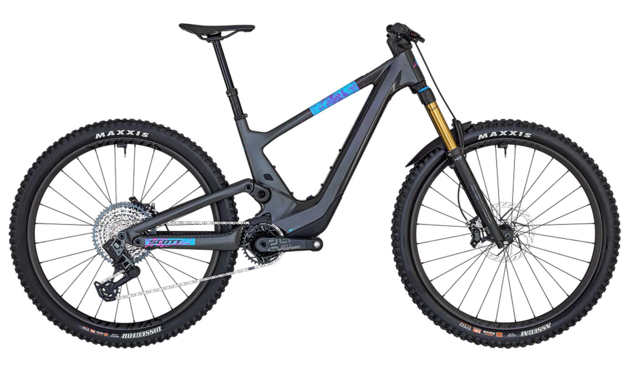 Электровелосипед SCOTT VOLTAGE ERIDE 900 TUNED 29", размер L, год 2025, черно/фиолетовый, EU 