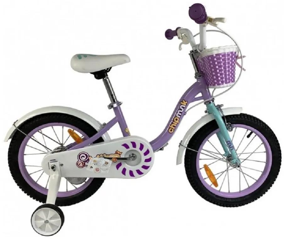 Фотографія Велосипед дитячий RoyalBaby Chipmunk Darling 16" (2022), Фіолетовий