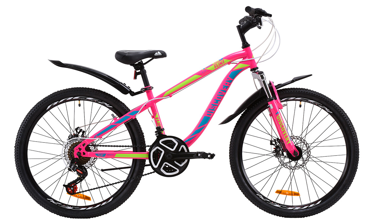 Фотографія Велосипед Discovery 24" FLINT AM DD (2020) 2020 Рожево-блакитний