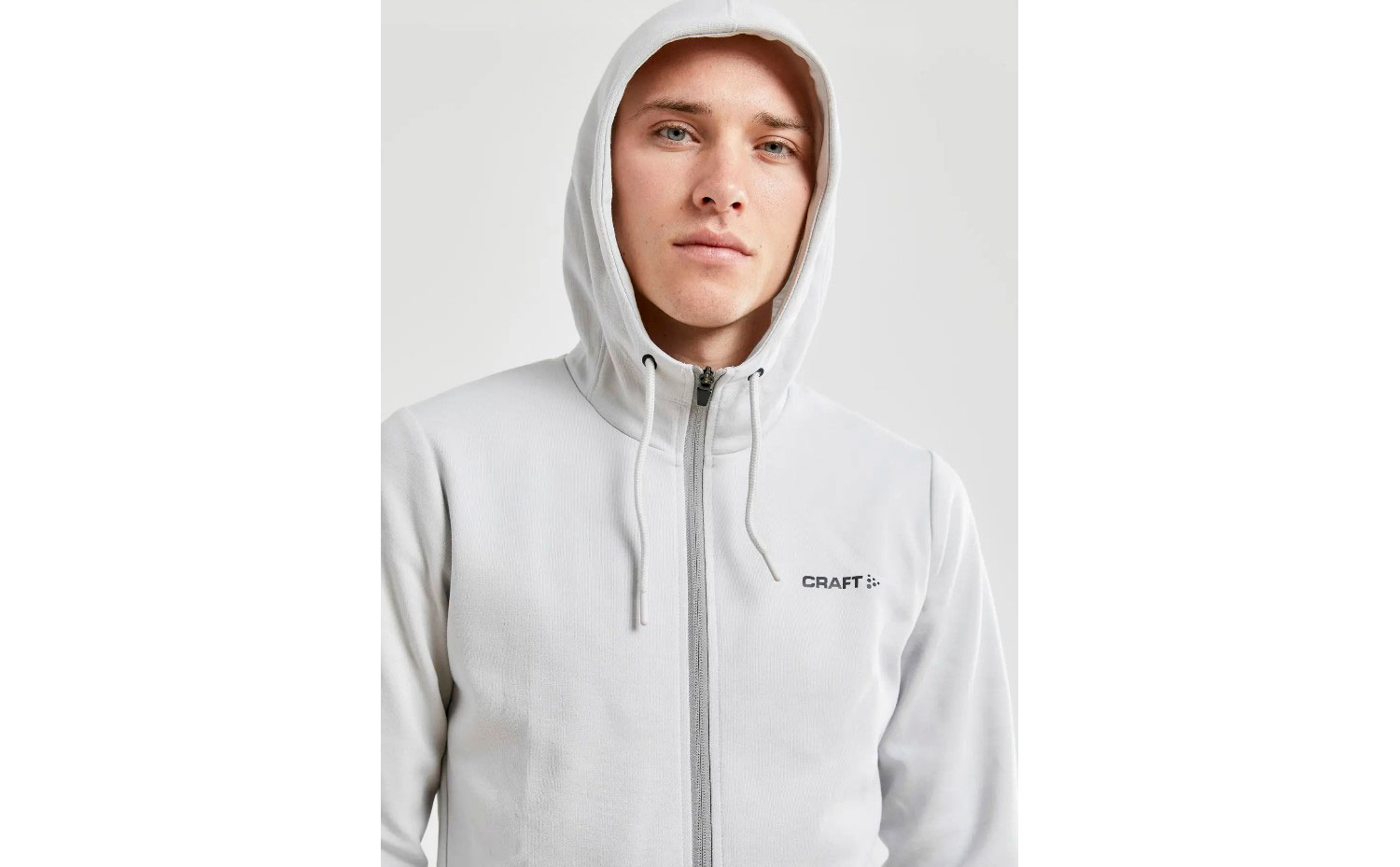 Кофта CraftIcon Zip Hood мужская, размер M, сезон AW 20, белый 6