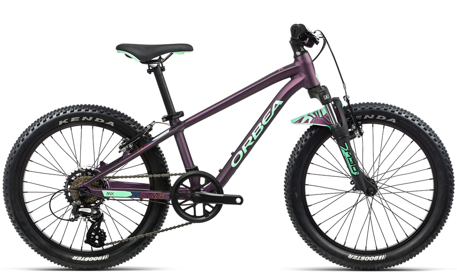 Фотография  Велосипед Orbea MX 20 XC 2022 Purple - Mint