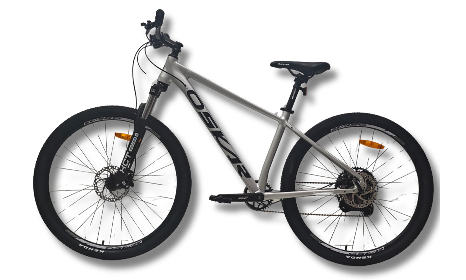 Велосипед OSKAR PHANTOM 27,5", размер S, рама 16", 2025, светло-серый матовый 2