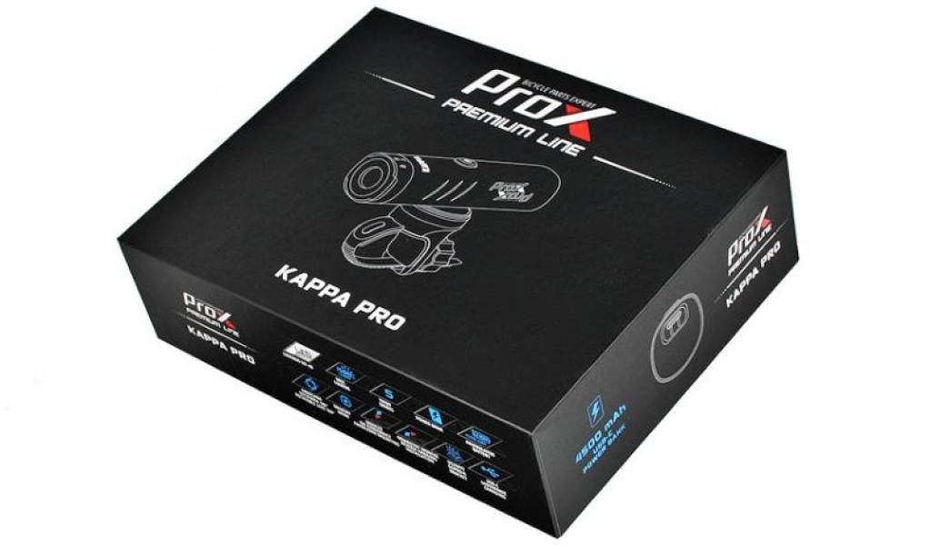 Фара передня ProX Kappa PRO 1500Lm 4500mAh USB-c чорний 2 Фара передня ProX Kappa PRO 1500Lm 4500mAh USB-c чорний 2