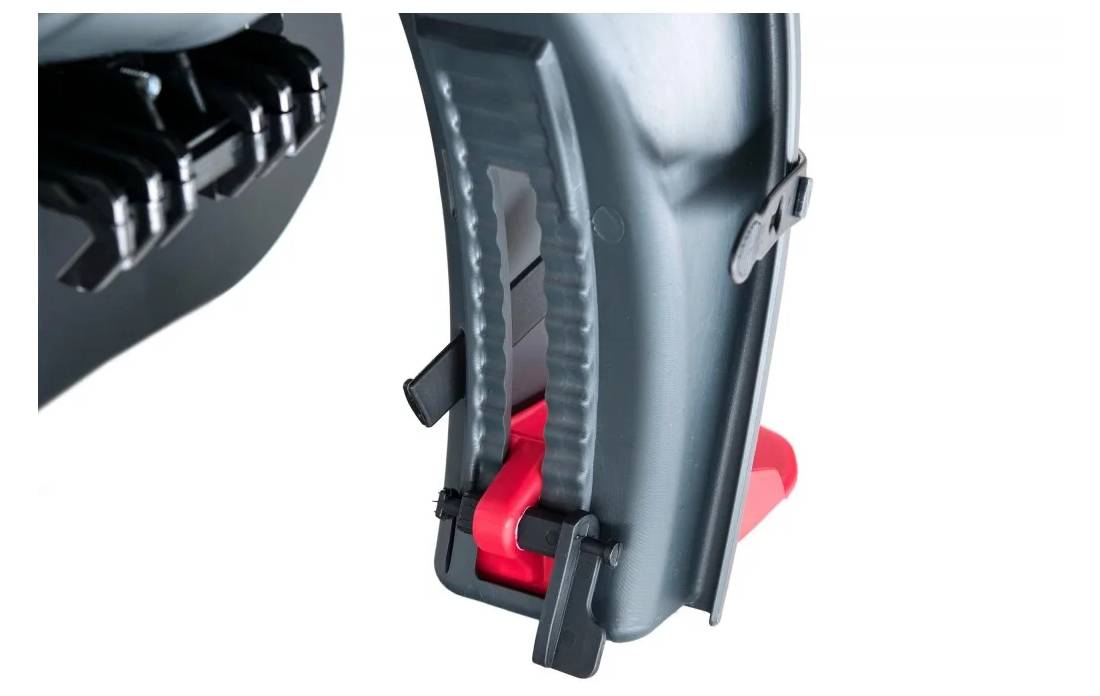 Вело кресло детское HTP Sanbas на багажник, до 22кг серый 3