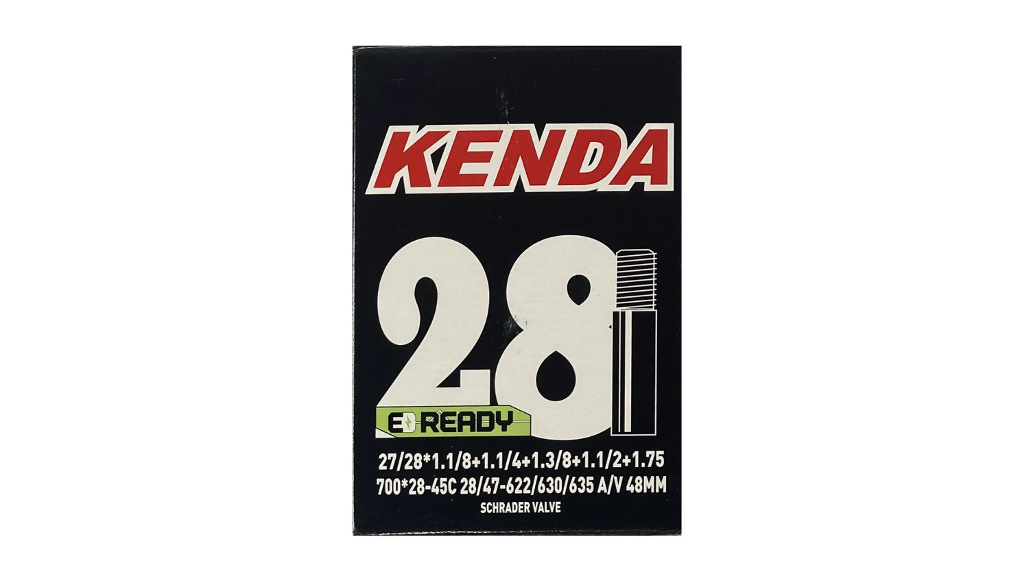 Фотографія Камера KENDA 27/28 700x28-45C, A/V-48мм, 28/47-622/630/635, у коробці 2