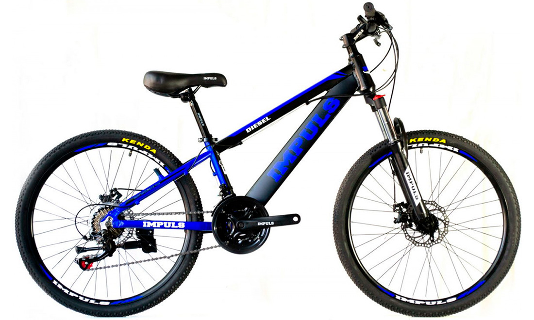 Фотография Велосипед Impuls DISEL 24" (2020) 2020 Черно-синий