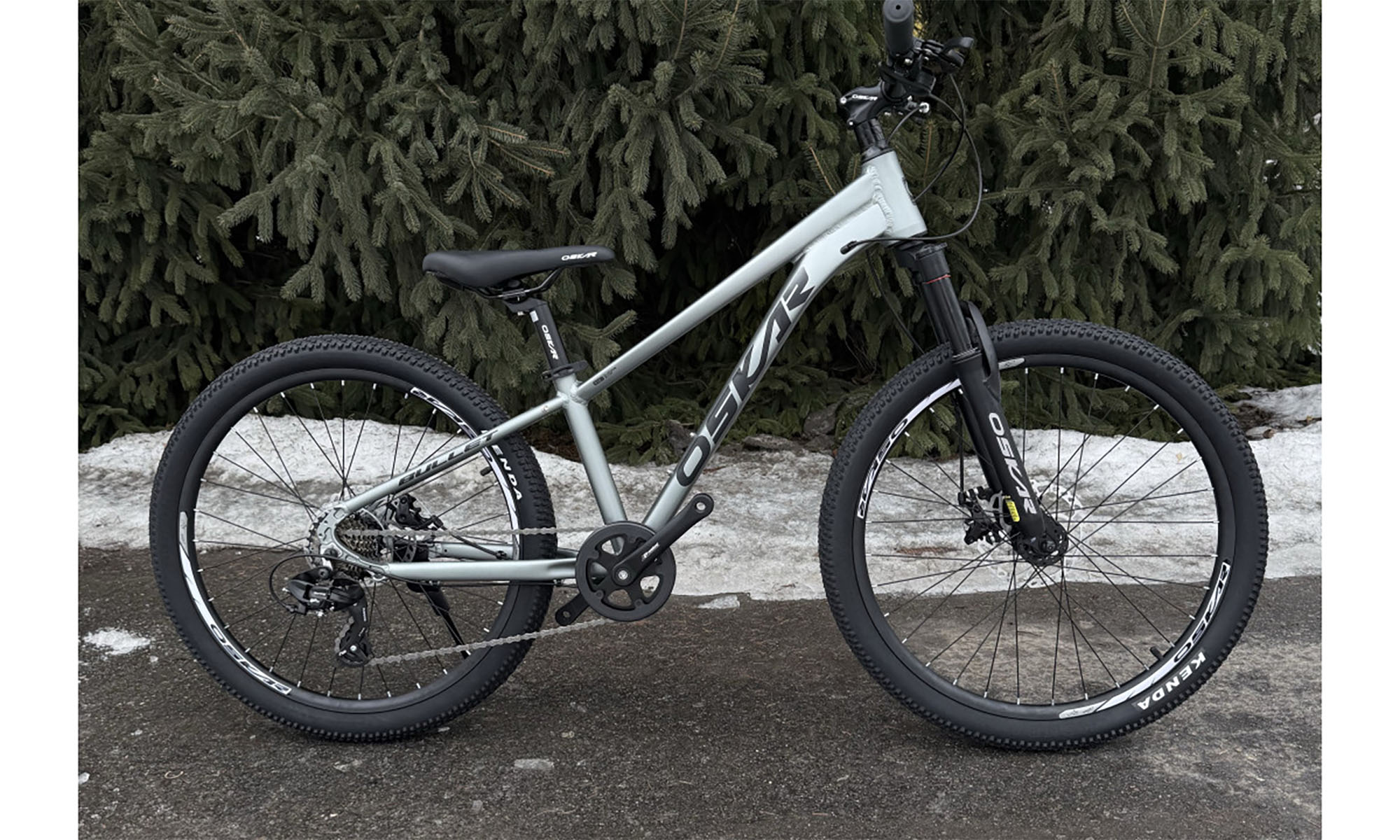 Велосипед Oskar BULLET 26", размер XS, рама 13, рік 2026, сірий матовий 