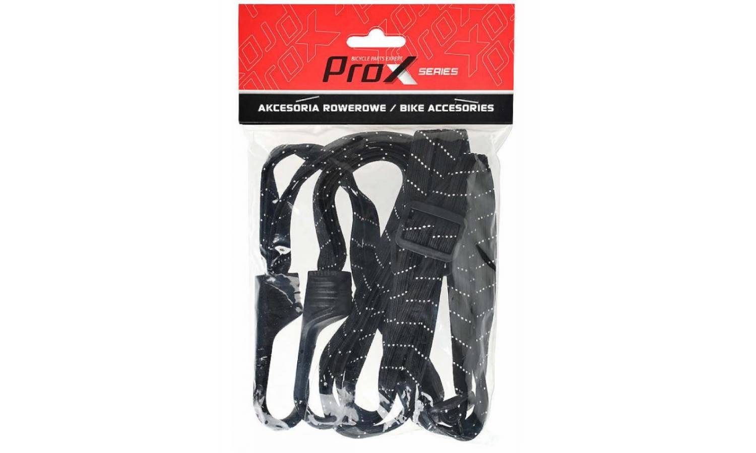 Резинка ProX для багажника 900мм, с крючками, черный 2