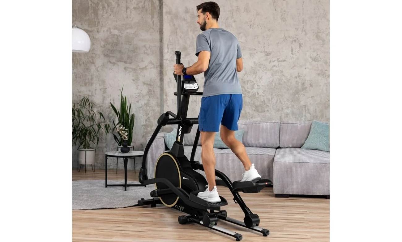 Орбитрек Hop-Sport HS-250CF Jucon Черно-Золотой 5