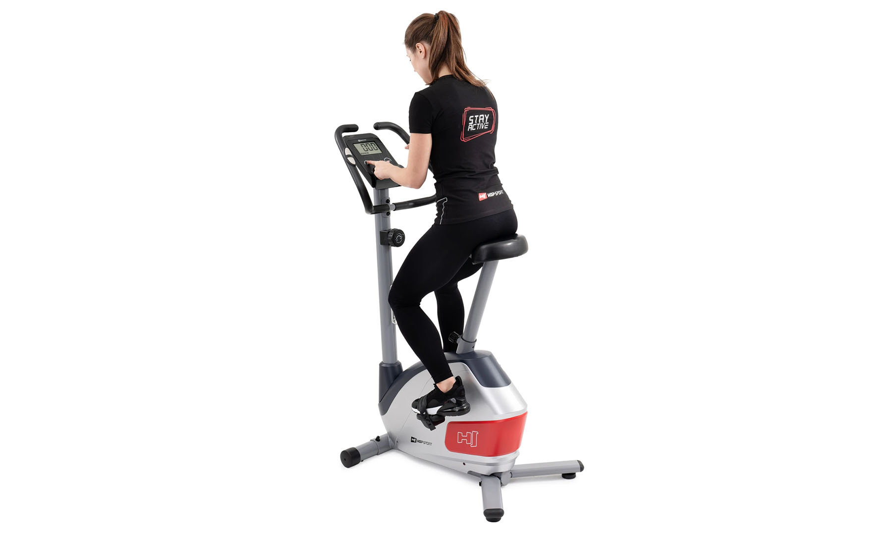 Велотренажер Hop-Sport HS-035H Leaf, Серебристый  8