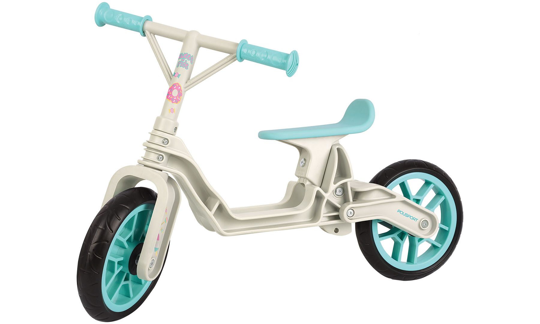 Фотографія Біговел POLISPORT Balance Bike пластиковий (2-5 років) до 25 кг кремовий/ментоловий