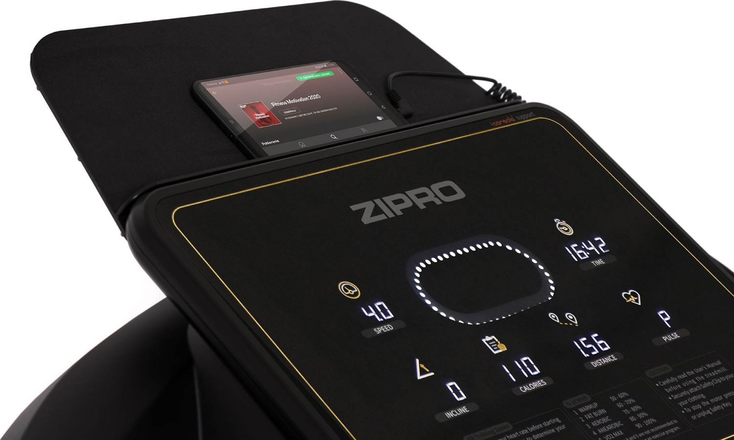 Беговая дорожка Zipro Pacemaker iConsole+ 11