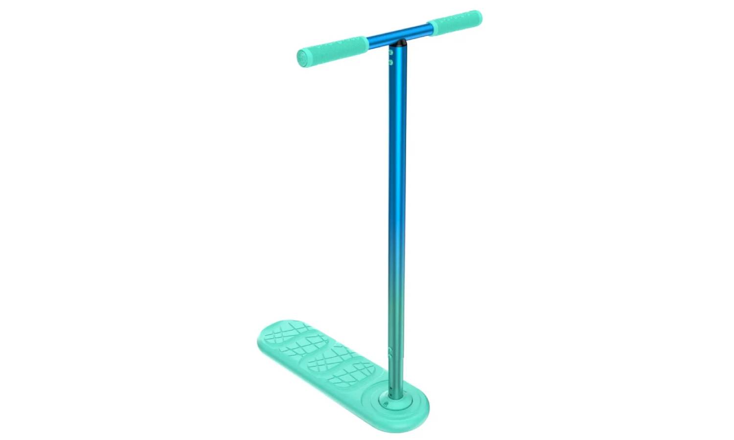 Трюковый самокат-тренажер Indo Kickstart Trampoline Scooter 670 мм мятный 