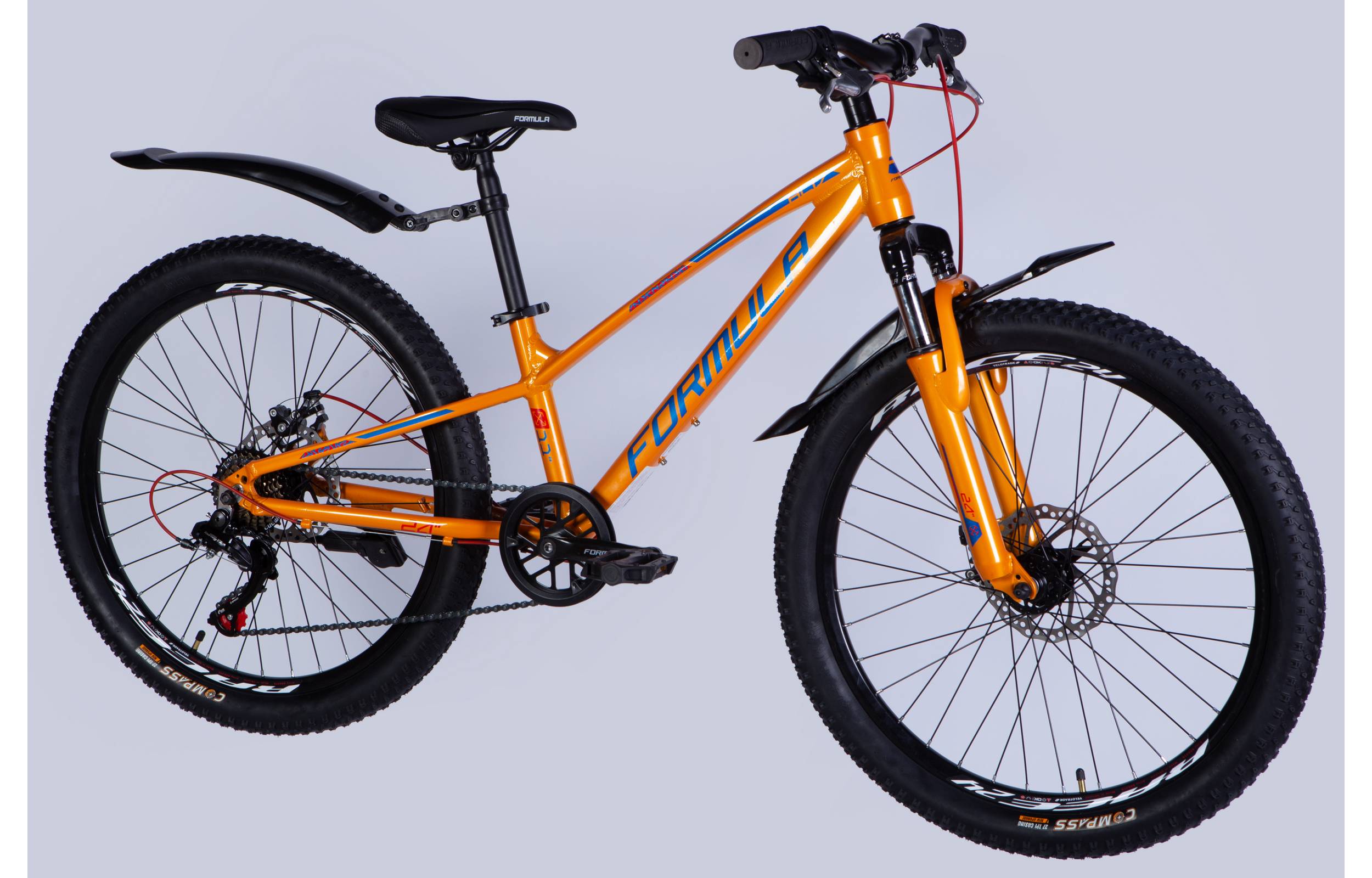 Велосипед Formula ACID DD 24" размер XXS рама 11" 2025 оранжево-синий 6