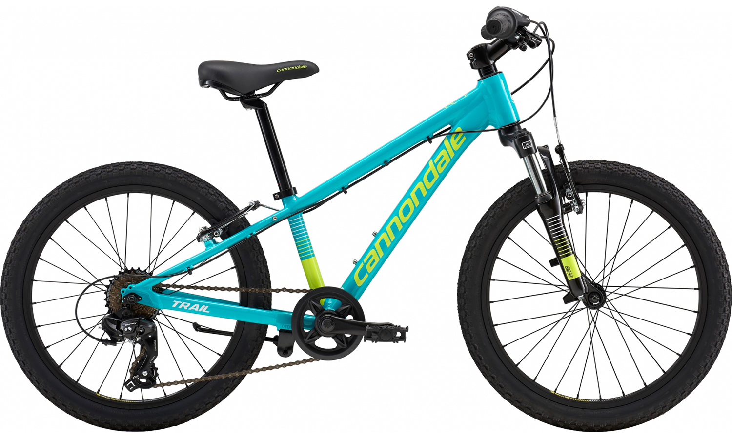 Фотография Велосипед 20" Cannondale KIDS TRAIL (2019) Бирюзовый