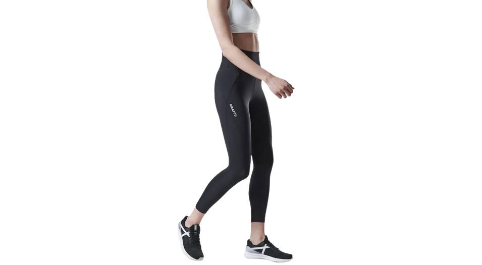 Тайтси Craft ADV Essence High Waist Tights жіночі, розмір XS, сезон SS 20, чорний 4