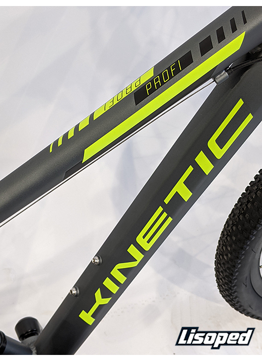 Велосипед Kinetic PROFI 26” размер S 2021 серо-зеленый 2 Велосипед Kinetic PROFI 26” размер S 2021 серо-зеленый 2