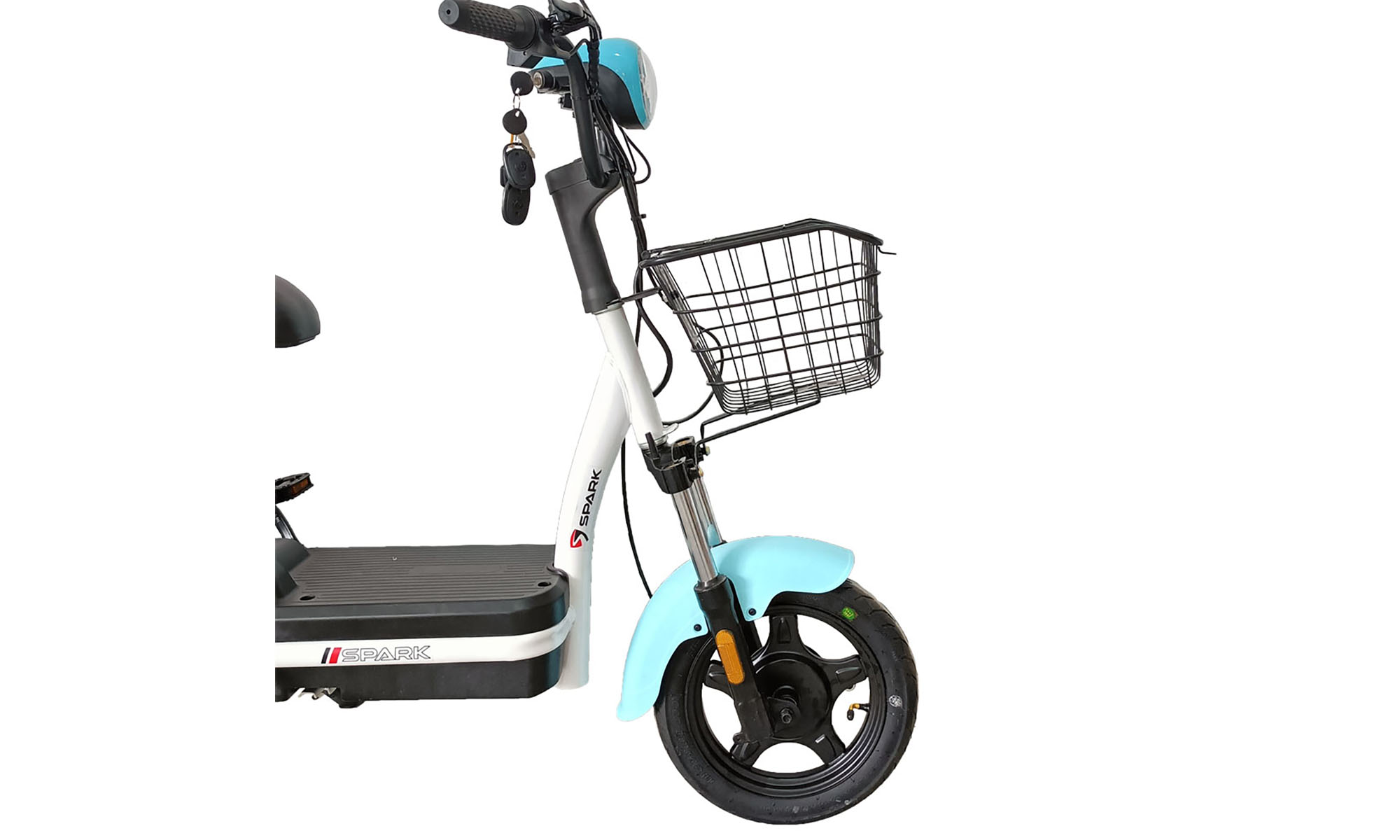 Электровелосипед SPARK COMPACT 14" 48V/400W/12Ah Голубой 3