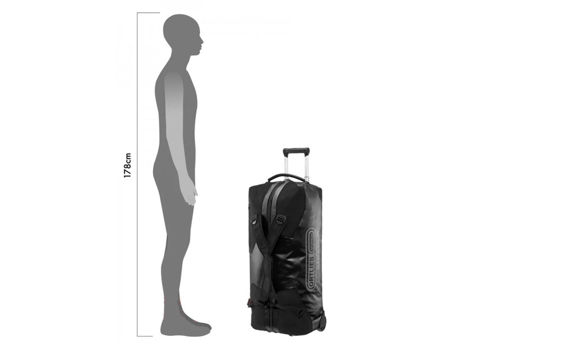 Гермобаул-рюкзак Ortlieb Duffle RG, 85 л, черный 3 Гермобаул-рюкзак Ortlieb Duffle RG, 85 л, черный 3