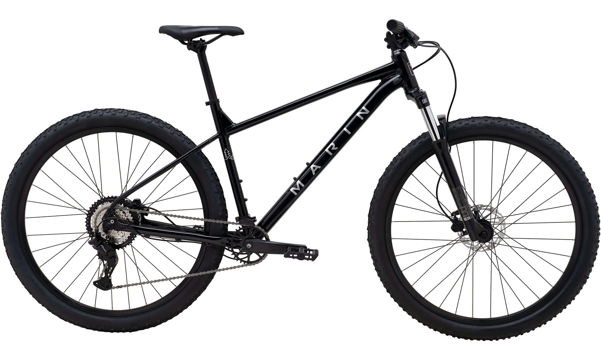 Велосипед Marin BOLINAS RIDGE 2 27,5", розмір M, рік 2026, Чорний / сріблястий Велосипед Marin BOLINAS RIDGE 2 27,5", розмір M, рік 2026, Чорний / сріблястий