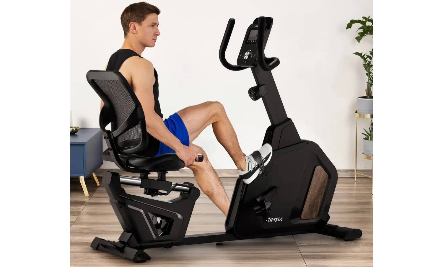 Горизонтальный велотренажер Gymtek XBR5000 магнитный черный 12 Горизонтальный велотренажер Gymtek XBR5000 магнитный черный 12