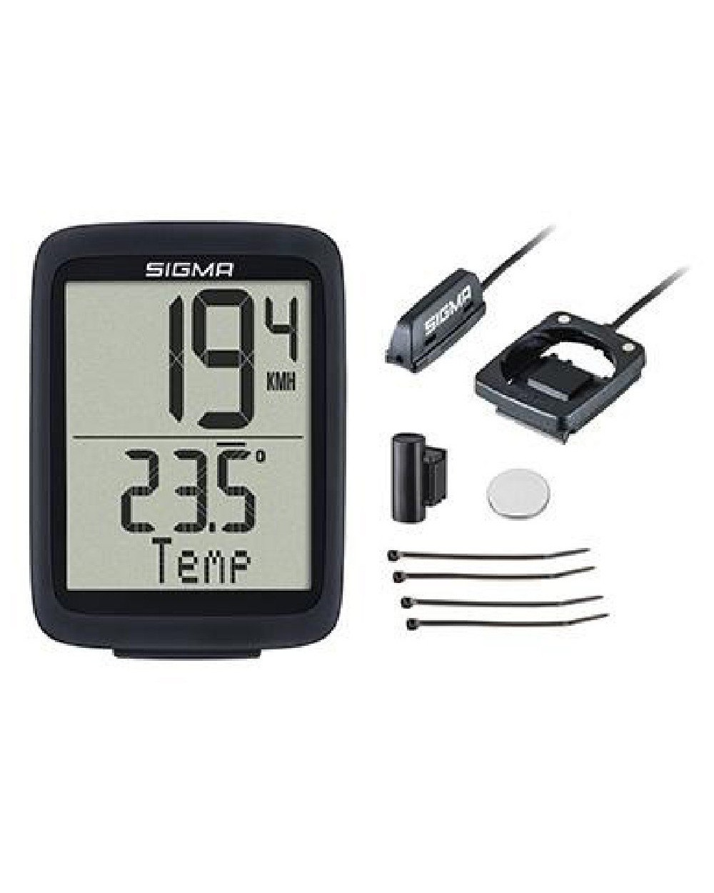 Велокомп'ютер Sigma BC 10.0 провідний, чорний 2 Велокомп'ютер Sigma BC 10.0 провідний, чорний 2