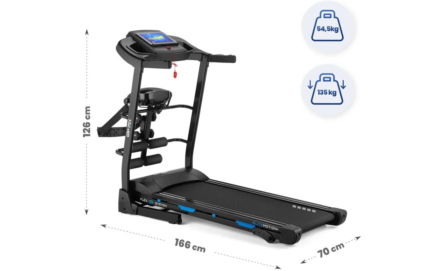 Беговая дорожка Gymtek XTM500 с массажером 2